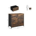 thumbnail image 2 of SONGMICS Commode pour Chambre, Commode à Tiroirs, Commode à 6 Tiroirs, Commode en Tissu pour Garde-Robe avec Cadre en Métal, Adulte, 2 of 5