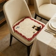 thumbnail image 6 of Velvet Chair Cushion 14x14 Inch - Ultra Soft Seat Cushion for Dining Room Kitchen Chairs, Portable Floor Pillow with Support for Living Room, Bedroom, Gift, 6 of 6
