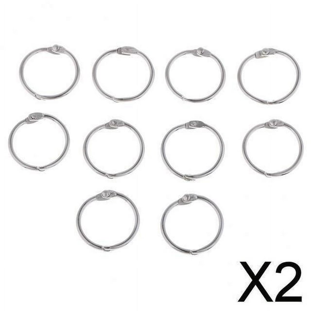 Carpeta de álbumes de 2cm, 3x10 piezas, hojas sueltas recargables en espiral 2 piezas