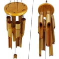 thumbnail image 5 of ASTARIN Bamboo Wind Chimes Outdoor, Wooden Wind Chimes with Melody Deep Tone, 32" Classic Zen Garden Windchime for Relaxation, Grace.Home Décor for Patio, Garden or Indoor, 5 of 6