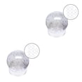 thumbnail image 4 of Yuarrent 10/Set Soporte de exhibición de acrílico Bola de cristal Canicas de vidrio Base de piedra Pequeño 2piezas Medio, 4 of 6