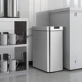 thumbnail image 2 of Costway Slim Kitchen Trash Can with Wing Lids 13.2 Gal Automatic Sensor Garbage Can, 2 of 10