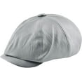 thumbnail image 6 of CoCopeaunts Faux Leather Beret Hat Solid Color Men's PU Peaked Cap Women Classic Newsboy Cap Autumn Winter Streetwear Newsboy Hat, 6 of 8