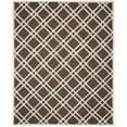thumbnail image 6 of SAFAVIEH Cambridge Judy Geometric Wool Area Rug, Dark Brown/Ivory, 8' x 10', 6 of 10