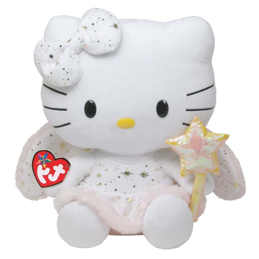 Hello Kitty Gold Angel MINT UK Excl Ty Beanie Baby Collectible Plush Gift for sale online 