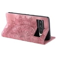 thumbnail image 5 of For Google Pixel 9 Pro/10 Pro XL 6.8" Totem Embossed Strong Magnetic Attachment/Closure, Card Slots/Pocket, PU Leather Flip Wallet Case,Pink, 5 of 7