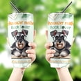 thumbnail image 4 of Schnauzer Mother Book Lover Happy Mother's Day 30oz Stainless Steel Tumbler Insulated Cup with Lid Miniature Schnauzer Dog Lover - 03004, 4 of 5