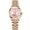 Pink, variant on Fashion Quartz Watch for Women – Waterproof Build, Polished Steel Frame & Night Visibility