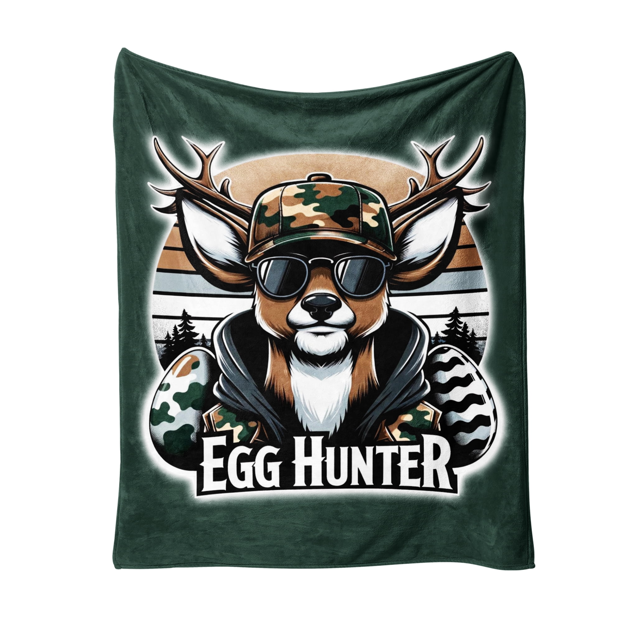 Easter Throw Blanket, Warm Fleece Flannel Bed Blanket, Lightweight Easter Blanket for Sofa Bed Couch 50"x60"