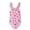 pink1, variant on Kids Swimwear, Long Sleeve Rash Guard & Sleeveless Swimsuit for Toddlers 3 Months-4T, Cute Printed
