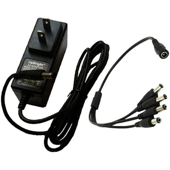 to 4 Splitter Conncetor 12V 2000mA Power 4Splitter AC Adapter Powser Supply for Se-CUIrty CCTV Camera DVR