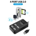 thumbnail image 4 of Graflsoa Compact 4-Port USB 2.0 Hub with High-Speed Data Transfer, Plug-and-Play, Lightweight Design in White or Black, 4 of 4