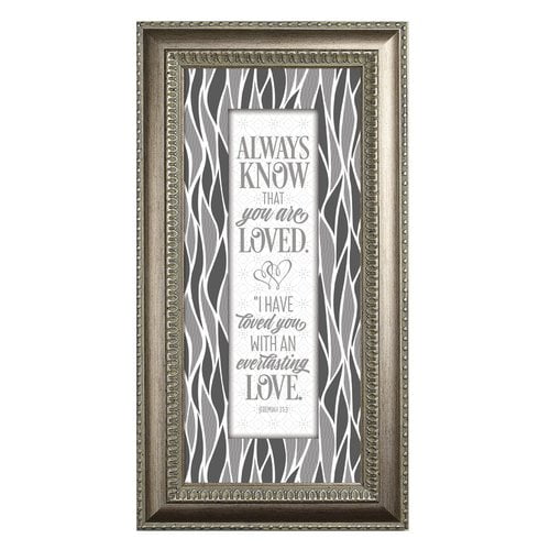 The James Lawrence Company Always Know Framed Textual Art Walmart Com Walmart Com