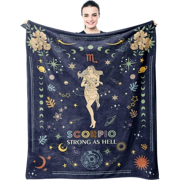 Scorpio Gifts Blanket Scorpio Gifts for Women, Scorpio Zodiac Gifts, Gifts for Scorpio Women, Scorpio Birthday Gifts, Astrology Gifts for Women, Zodiac Constellation Horoscope Gifts
