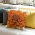 thumbnail image 3 of BANET Flower Throw Pillow Cushion Cover, Funk Art Old Special Theme, Decorative Rectangle Accent Pillow Case 24x24in, 3 of 5