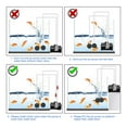 thumbnail image 2 of Lychee 300 Gallon 254GPH Aquarium Air Pump Four Outlet for Aquarium Fish Tank Ponds Black, 2 of 7