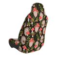 thumbnail image 3 of Picia Edgehog and Mushrooms Print Waterproof Sweating Car Seat Cover for Post Gym Workout, Running, Beach and Hiking, Universal Fit Anti-Slip Bucket Seat Protector, 3 of 5