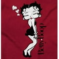thumbnail image 2 of Retro Betty Boop Cartoon Love Kisses Women Plus Size Hoodie Brisco Brands 2X, 2 of 4