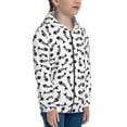 thumbnail image 5 of Kdxio Fish Bone Pattern Kids Boys Girls Zip Up Hoodie 3D Printed Hooded Sweatshirt Hoody Coat with Pocket 7-12 Y-Medium, 5 of 6