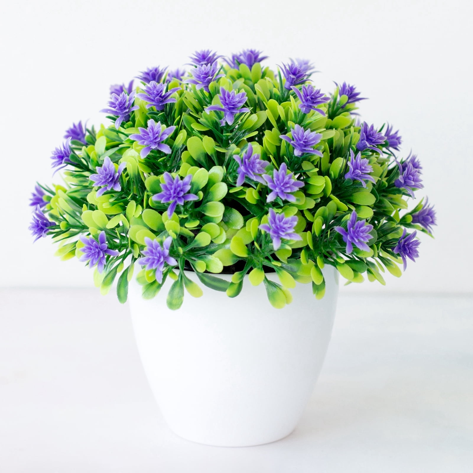 D-GROEE Artificial Flower for Outdoors Decoration Simulation Plants Potted Fake Flowers for House Porch Wedding Windows Decoration