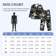 thumbnail image 4 of Yiaed Dogs Print Men’s Pajamas Set - Long Sleeve Button Down Sleep Shirt and Pajama Bottoms Sleepwear Set Mens Pjs Sets Men's Pajama Bottoms-XX-Large, 4 of 7