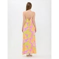 thumbnail image 4 of Floral Cross Neck Spaghetti Strap Maxi Dress, 4 of 5