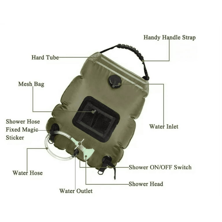 Solar Shower Bag 5 Gallon – Survival Frog