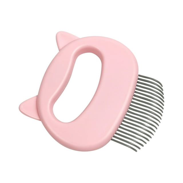 Prix Réduit, Peigne de Toilettage, Brosse de Désherbage, Poils en Acier Inoxydable + Manche Ergonomique, Design Demi-Courbé, pour Chiens Chats, Usage Domestique Professionnel, Durable et Adapté aux Voyages Akmoler Choix Populaires