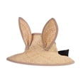 thumbnail image 5 of Almencla Kids Sun Hat Breathable Lovely Straw Hat for Travel Beach Picnic Camping Outdoor Brown, 5 of 8
