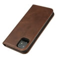 thumbnail image 6 of Nalacover Wallet Case for iPhone 14 Pro Max, High-Quality PU Leather Credit Card Slots Cash Holder Soft Silicone Shockproof Cover with Strong Magnetic Closure Kickstand Flip Folio Case,Brown, 6 of 6