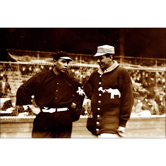 24"x36" Gallery Poster, Chief Meyers and Chief Bender, 1911 World Series