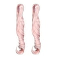 thumbnail image 2 of 2Pcs Soft Silk Roman Curly Doll Hair Wig, Clip Type Curly Hair Weft, for Doll Modification, 2 of 7
