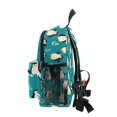 thumbnail image 4 of FORMRS Kids School Backpack with Front Zippered Pocket 12" Student Travel Daypack, Green Cartoon Penguin Pattern, 4 of 6