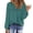 ☃004-Green, variant on Boho Tops for Women V Neck Blouses Flowy Swiss Dot Dressy Casual Lace Womens Long Sleeve Shirts Trendy 2026