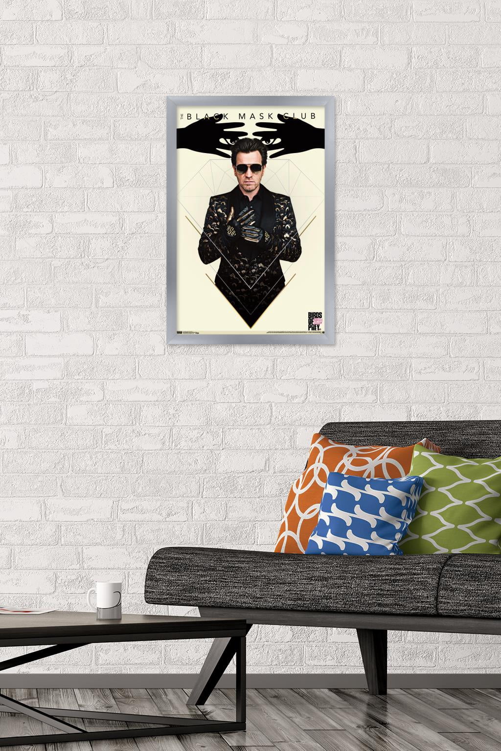 DC Comics Movie - Birds of Prey - Black Mask Wall Poster, 14.725" x 22.375", Framed