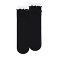 thumbnail image 4 of NORO ARK Unisex Kids Sock Mid-Calf Socks with Ruffled Trim Soft, Stretchy Socks for Everyday Wear For Boys & Girls Black Size 6-14 Years, 4 of 6