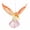 Orange, variant on Crystal Expressions Hummingbird Ornament - One Ornament 4.0 Inch, Acrylic - Bird Summer Flower Nectar Acry943 Pink