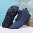 thumbnail image 5 of Minimalist Unisex Barefoot Hiking Boots for Winter - Slip - On, Warm, Waterproof, Wide Toe Box Ankle Boots, Ideal for Hiking, Walking & Outdoor Use, 5 of 15