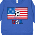thumbnail image 3 of Inktastic USA Soccer Toddler Sweatshirt, 3 of 4