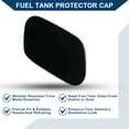 thumbnail image 4 of Tapa de la puerta del tanque de combustible para VW Golf 5G 2014-2016 para VW Golf BQ1 2017-2018, cubierta de la tapa del llenado de combustible, tipo clip, No. 5G0809909, negro, ABS, 4 of 6