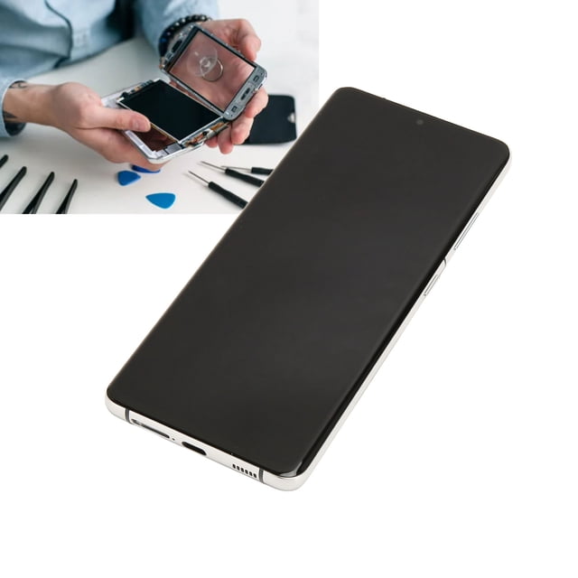 Pantalla de Teléfono, Ensamblaje de Pantalla del Teléfono, Instalación Fácil, Abertura Estándar, Buena Compatibilidad Con Herramientas para S21 Ultra 5G G998U G998B G998FDS