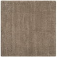 thumbnail image 3 of SAFAVIEH California Plush Solid Shag Area Rug, Taupe, 6'7" x 6'7" Square - Modern Design, Taupe, Non-Shedding & Easy Cleaning, Ultra Plush Thick Pile, Ideal for Living Room, Bedroom, 3 of 16