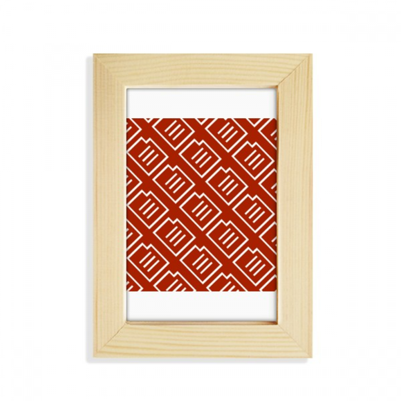 Note Writing Seal Patterns Desktop Display Photo Frame Picture Art Painting 5x7 inch