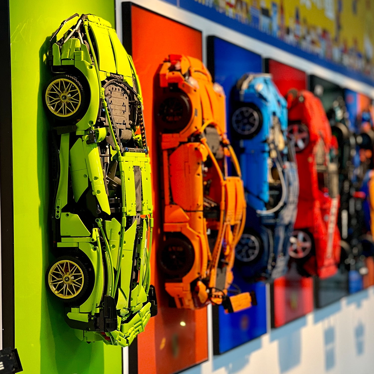 iLuane Display Wallboard for Lego Technic Ferrari Daytona SP3 42143 Adult Collectibles Lego Car Wall Mount for Building Set Gifts for Lego Lovers Only Display Wallboard Walmart