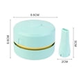 thumbnail image 2 of Mini Portable Handheld Cordless Tabletop Crumb Sweeper Desktop Vacuumgreen, 2 of 4