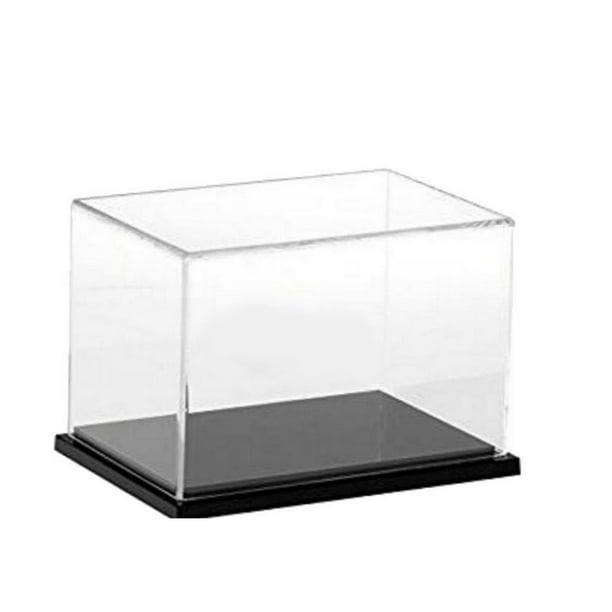 Matsuzay Estuche de exhibición Gabinete de encimera Protección a prueba de polvo Organizador transparente Soporte Herramienta de almacenamiento de Almacenamiento y organización del hogar negro Matsuzay HA011846-02