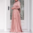 thumbnail image 2 of Formal Dresses for Women Holiday Party Womens Satin Dress Soft and Elegant Solid Long Dress Loose Casual Elegant Soft Dress for Banquet & Gala Night, 2 of 8