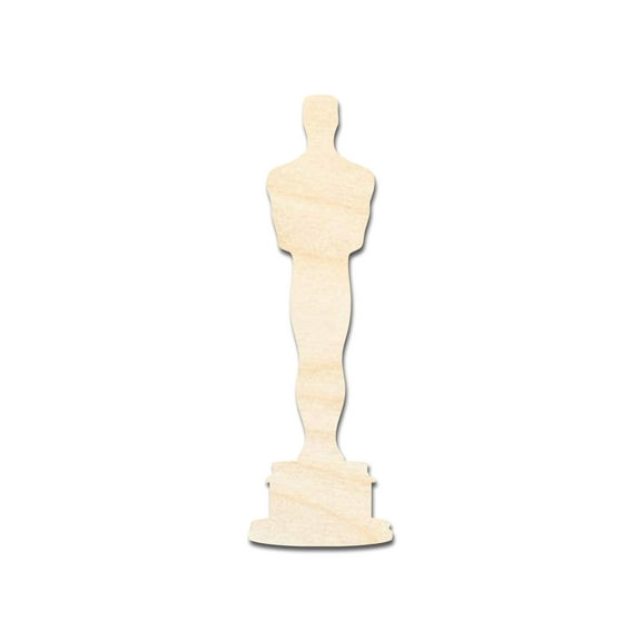 Unfinished Wood Movie Award Shape 3" / 1/2"