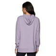 thumbnail image 2 of RBX Active Women's V-Neck French Terry Hoodie Tunic Sweatshirt, 2 of 5