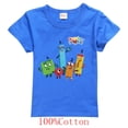 thumbnail image 1 of Camiseta de manga corta para niños, ropa para niños, moda de verano, pantalones para bebés y niñas, top informal zhangmenya LED, 1 of 2